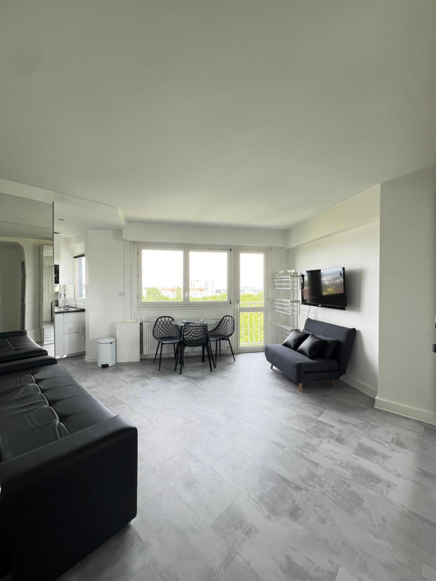 Beautiful view, new apartment Paris Exterior foto